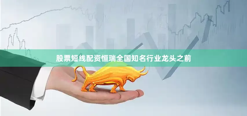 股票短线配资恒瑞全国知名行业龙头之前